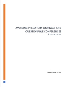 Cover art - Avoiding Predatory Journals and Questionable Conferences